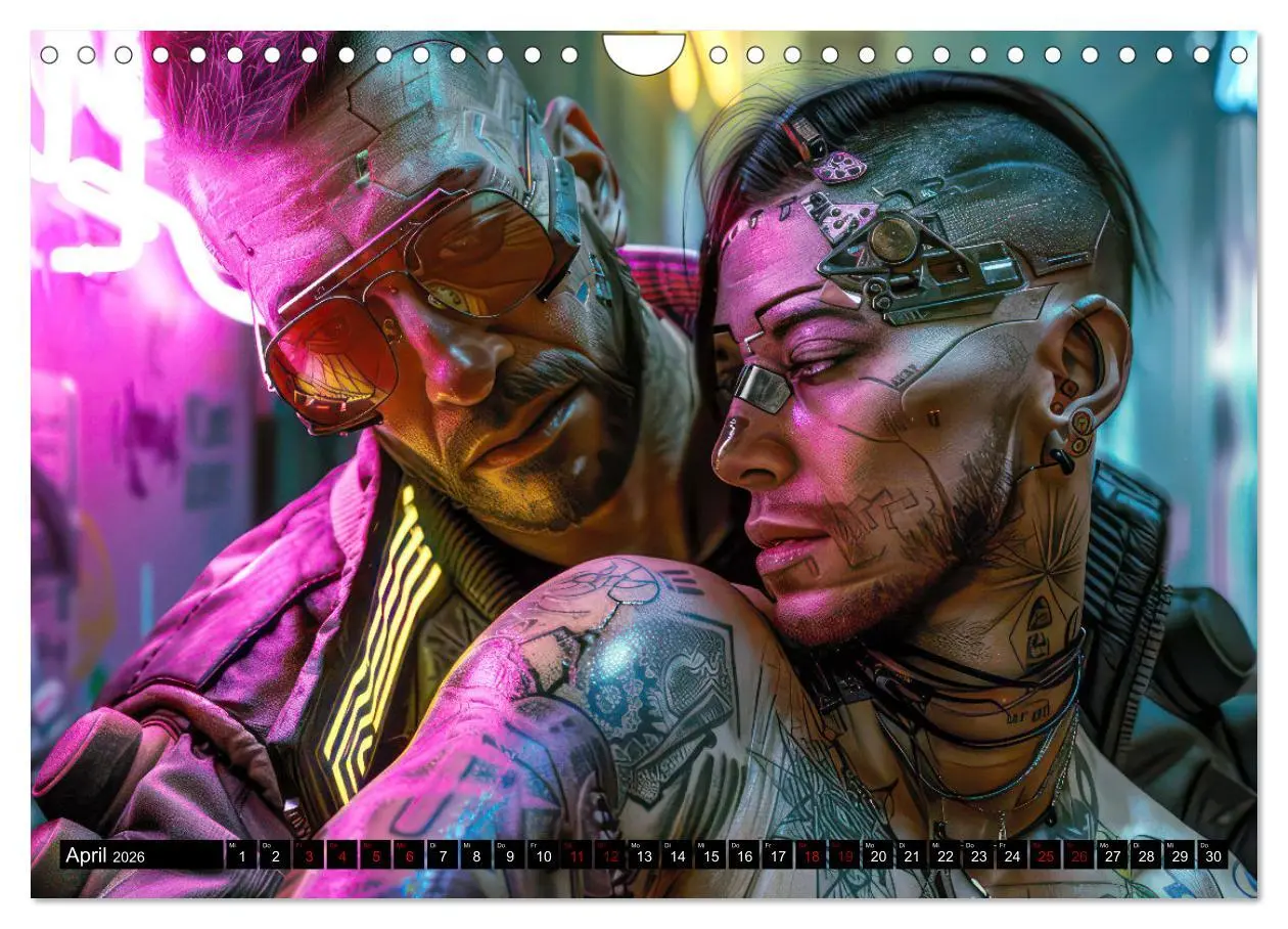 Bild: 9783457330326 | Cyberpunk - Hochtechnisierte Neonwelt (Wandkalender 2026 DIN A4...